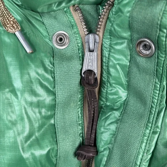 NEW Vintage Polo RALPH LAUREN Detachable Hood Down Jacket Green Mens L NOS